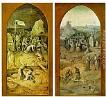 Temptation of St. Anthony, outer wings of the triptych
